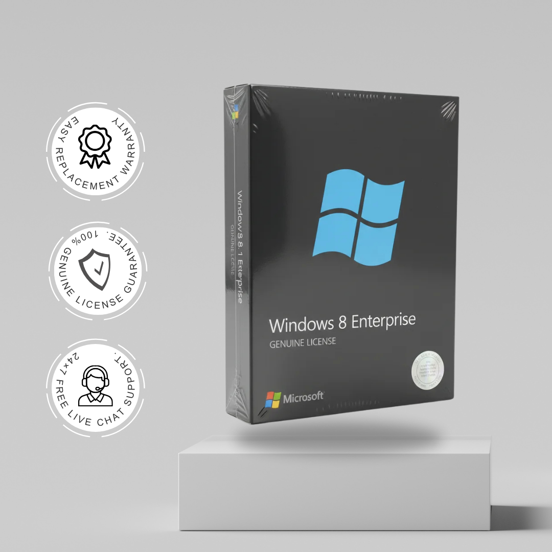 Windows 8 Enterprise – Lifetime License (32/64-Bit)